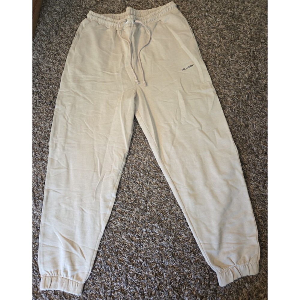 Collusion Sweatpants W/Pockets Color Tan Size 2XL New